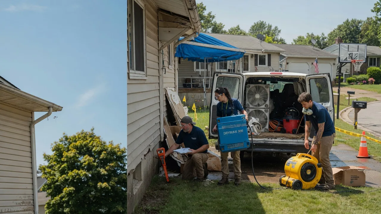 Ceiling Leak Cleanup in Morgan, PA near me